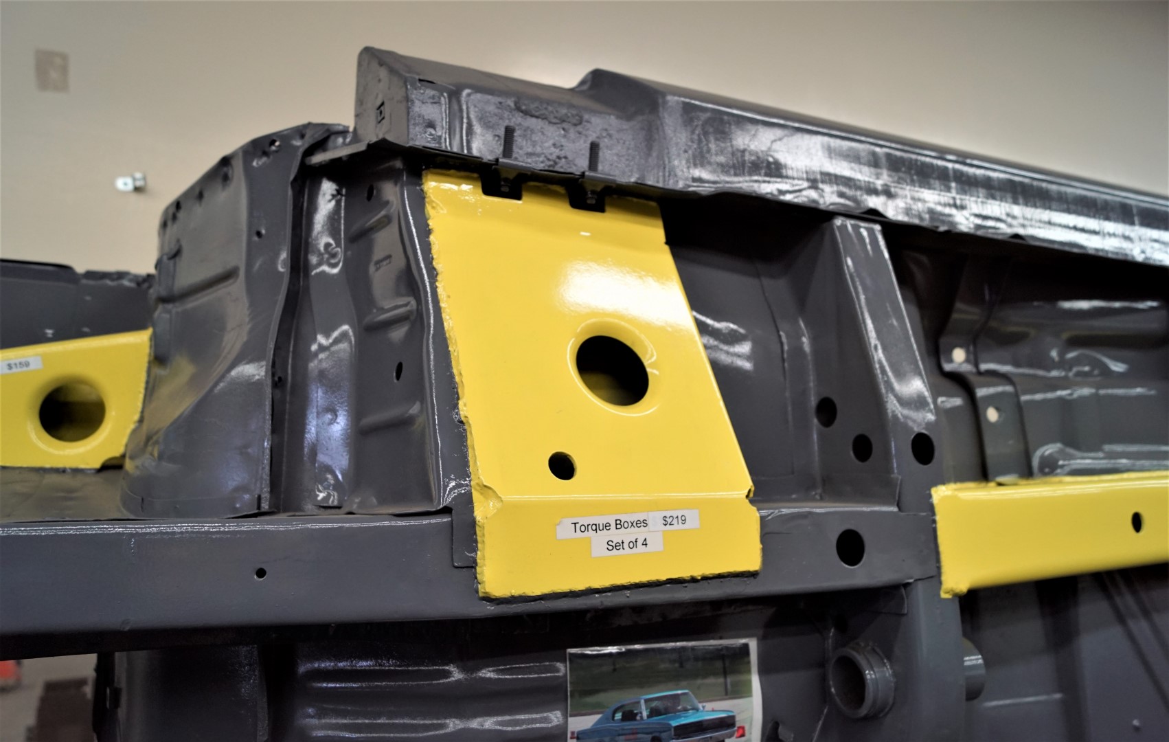 Torque Boxes Set of four (4) for 1967 1975 Mopar A Bodies